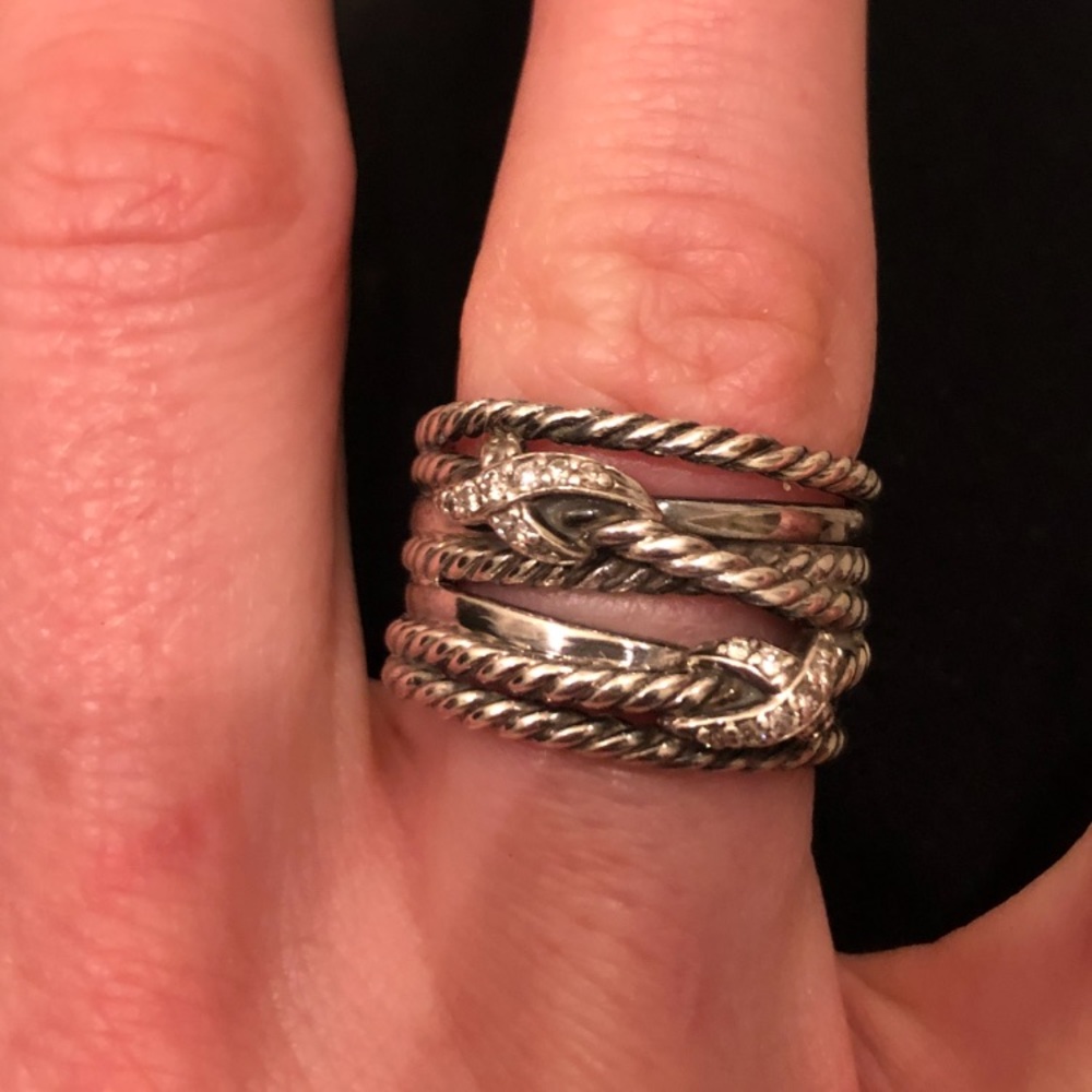 David Yurman double crossover ring
